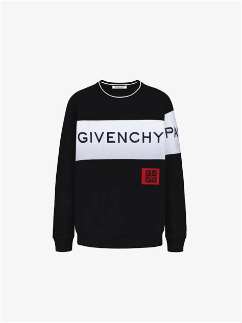 givenchy paris homme pull|Givenchy crest sweatshirt.